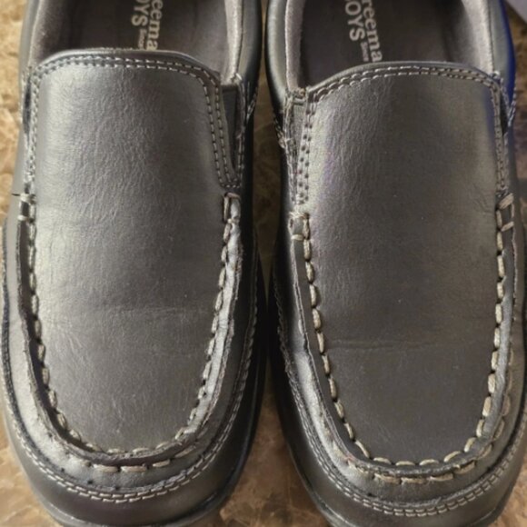 Boys' Freeman Little Kid Black Loafers Dress Shoes Party School Shoes Size 1 - Picture 14 of 16